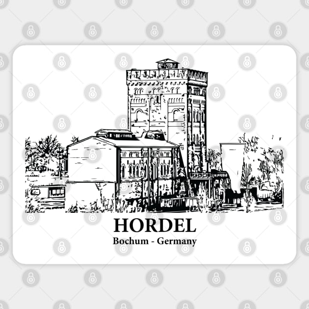 Hordel - Germany Magnet by Lakeric